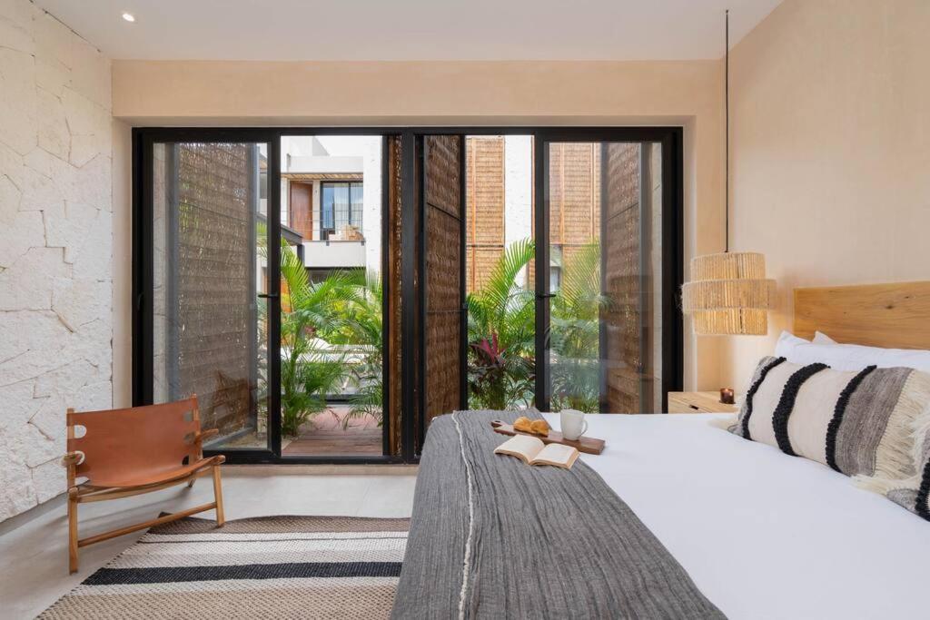 Lujoso Departamento Boho-Chic Con Alberca Privada Apartment Tulum Bagian luar foto
