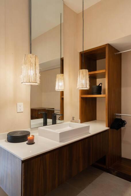 Lujoso Departamento Boho-Chic Con Alberca Privada Apartment Tulum Bagian luar foto